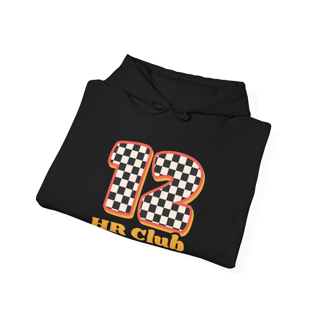 12 HR Club Retro Checkerboard Nurse Hoodie