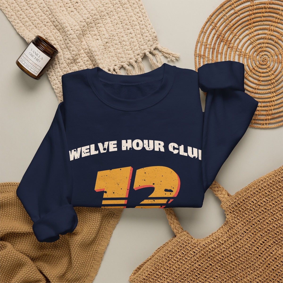 Twelve Hour Club Athletic Dept Nurse Crewneck Sweatshirt