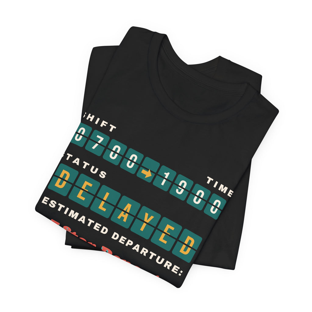 Shift Status Delayed Split Flap Board Nurse Tee