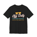 Off Duty Do Not Page Retro Neon Nurse Tee