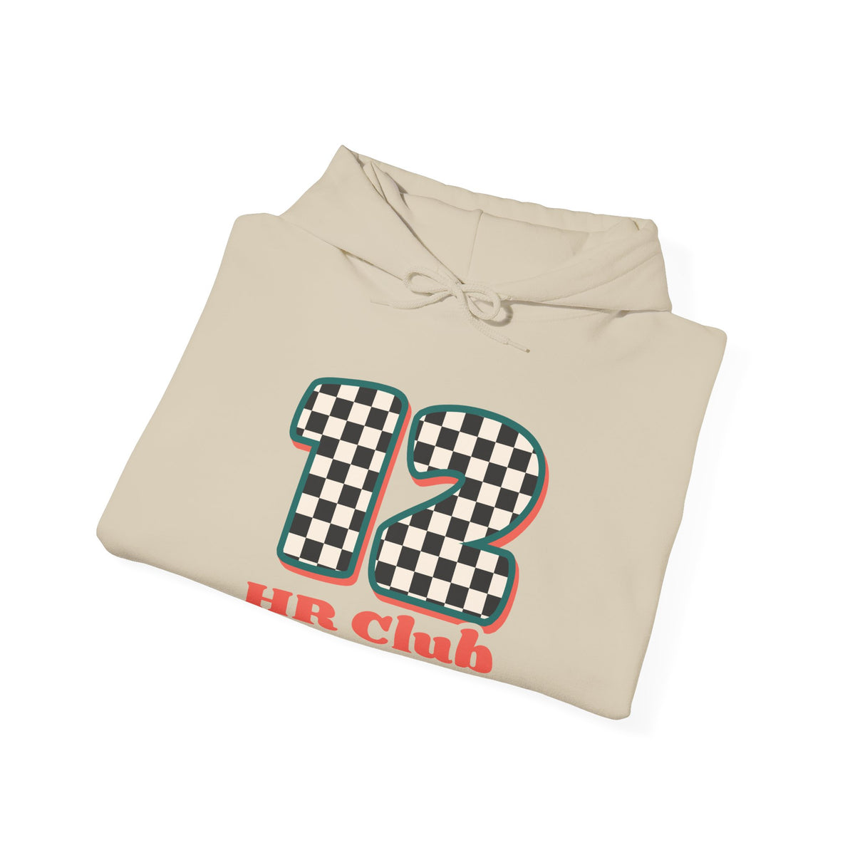 12 HR Club Retro Checkerboard Nurse Hoodie