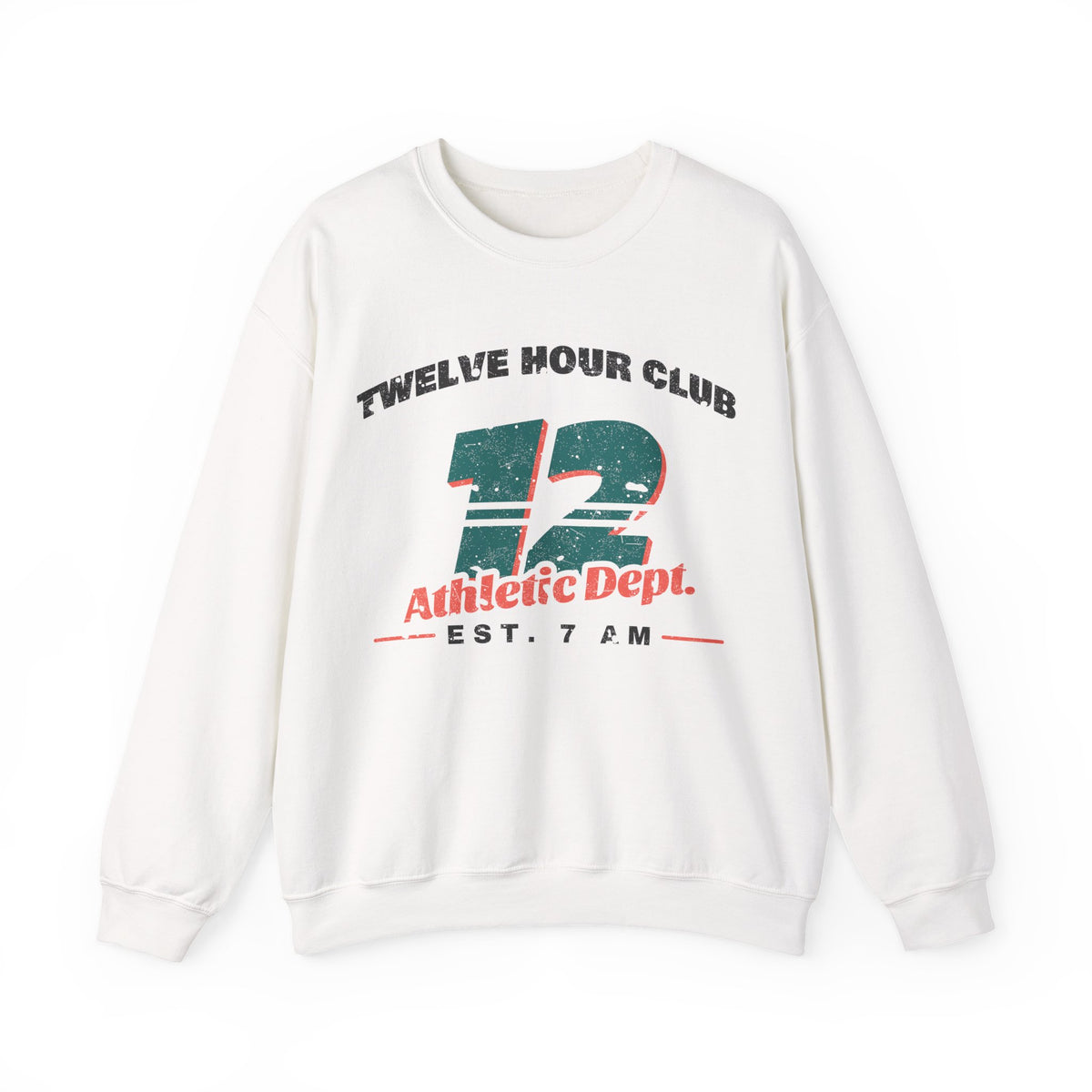 Twelve Hour Club Athletic Dept Nurse Crewneck Sweatshirt
