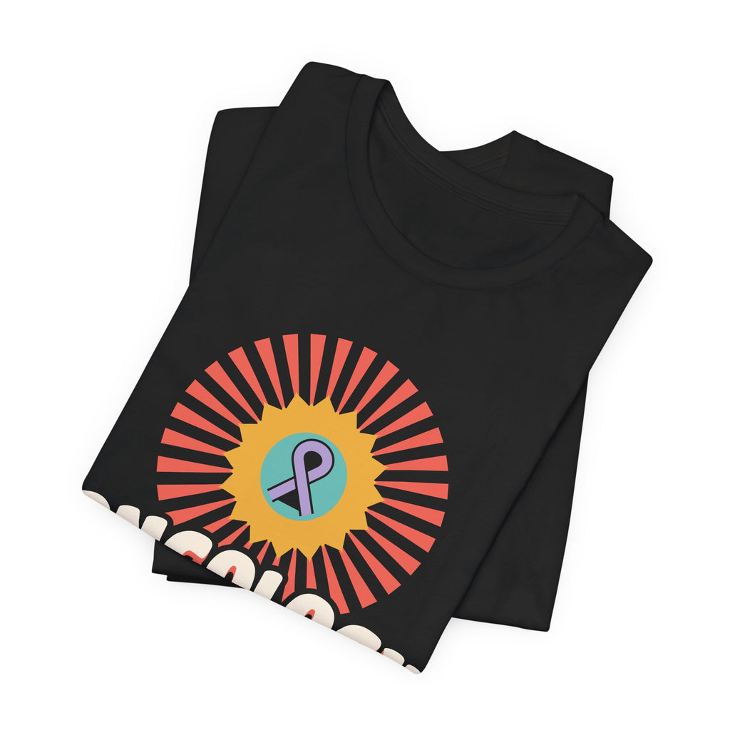 Oncology Nurse Sunflower Ribbon Tee