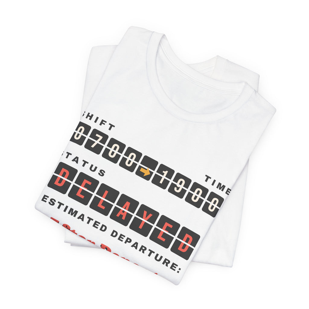 Shift Status Delayed Split Flap Board Nurse Tee
