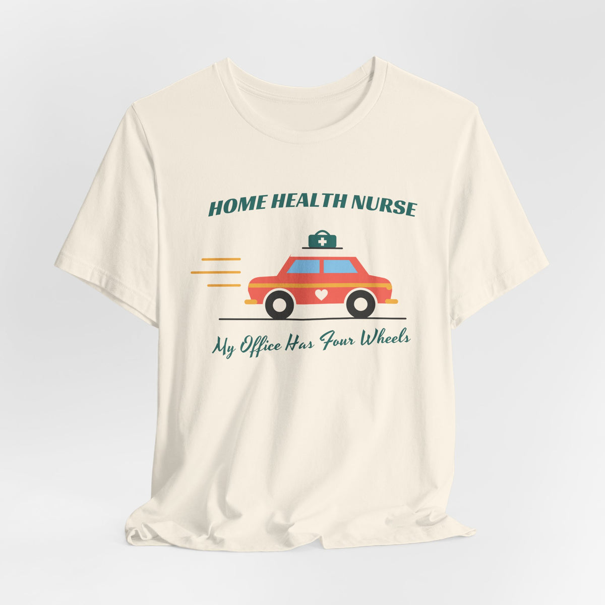Home Health Nurse Retro Car Tee