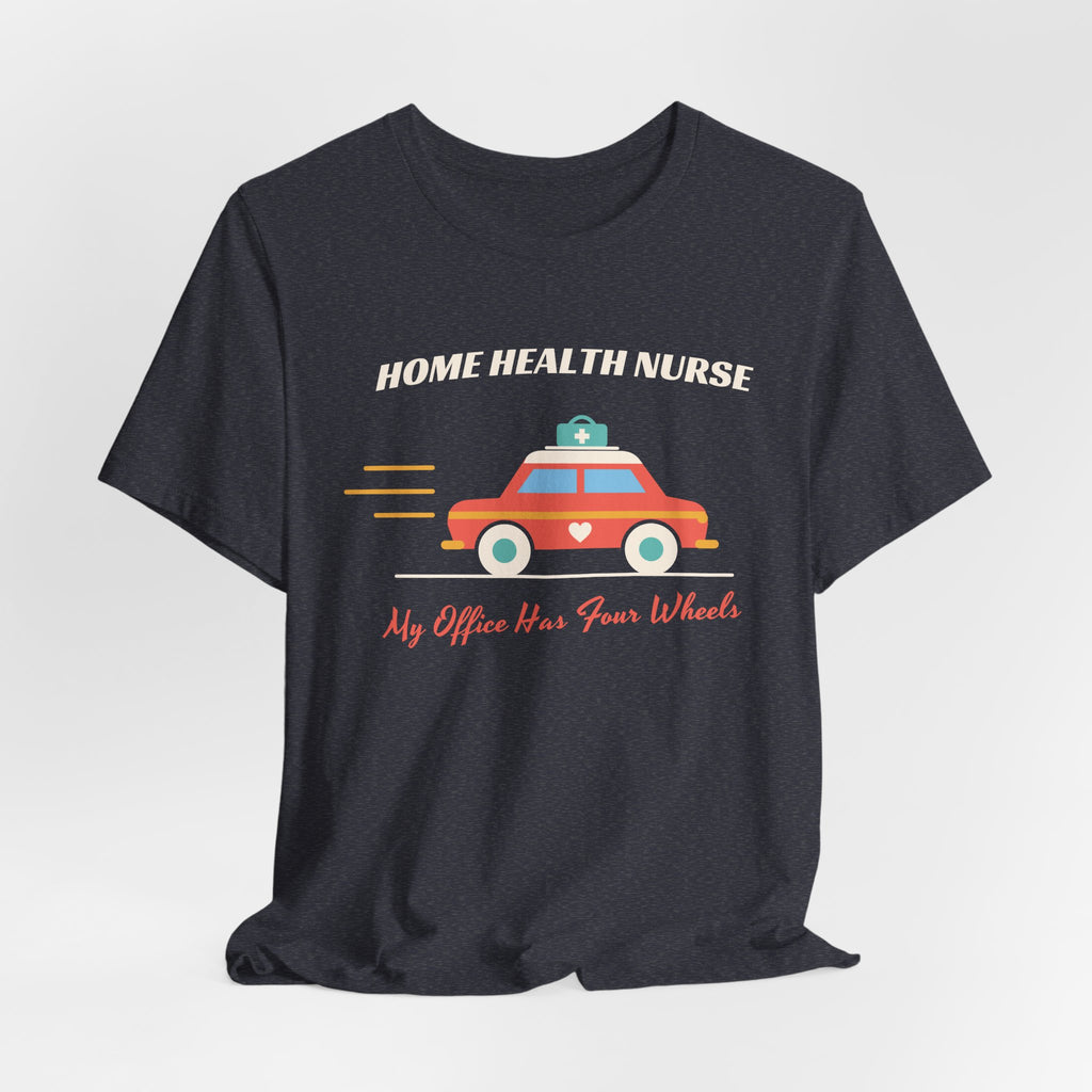 Home Health Nurse Retro Car Tee