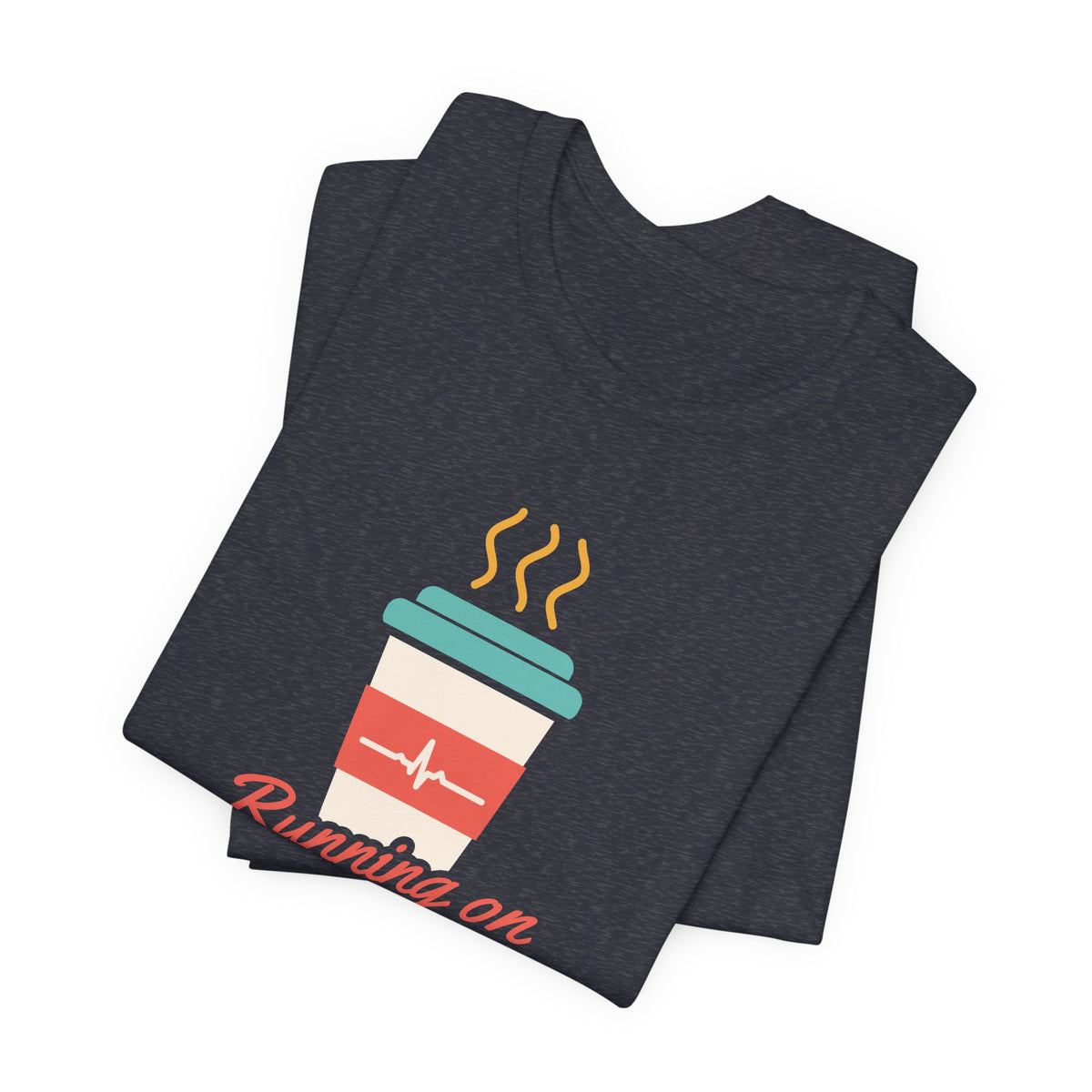 Running on Coffee and Charting Nurse Tee