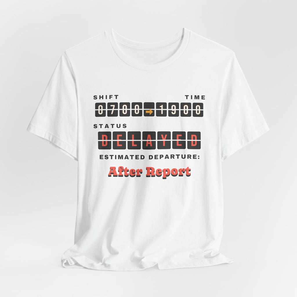 Shift Status Delayed Split Flap Board Nurse Tee