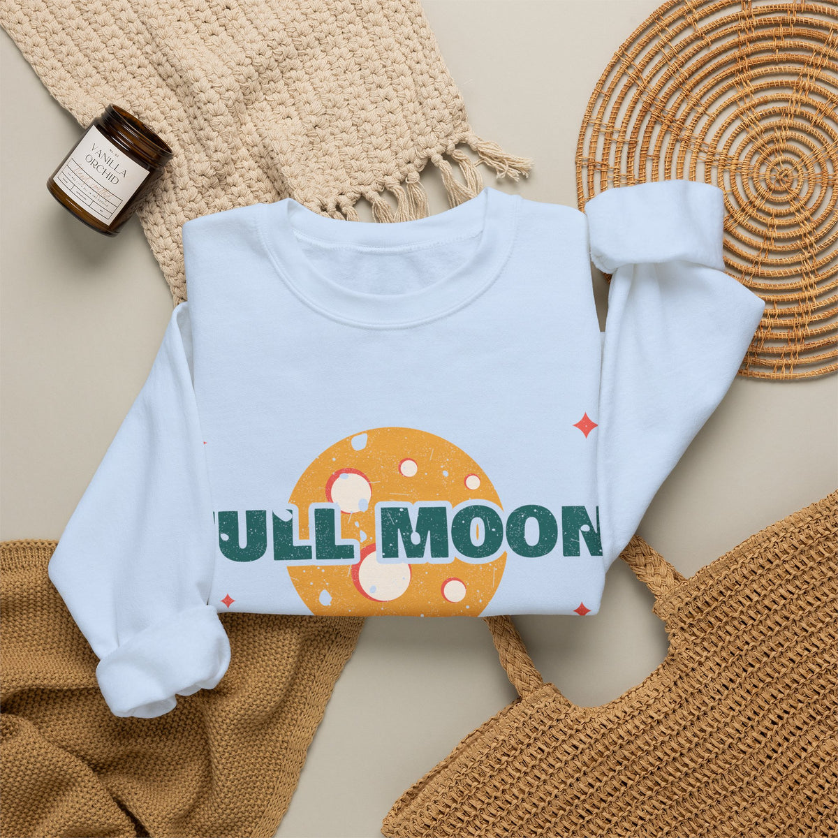 Full Moon Shift Survivor Night Shift Nurse Crewneck Sweatshirt