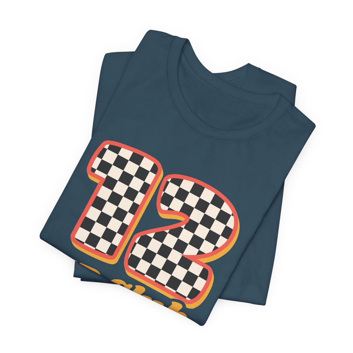 12 HR Club Retro Checkerboard Nurse Tee