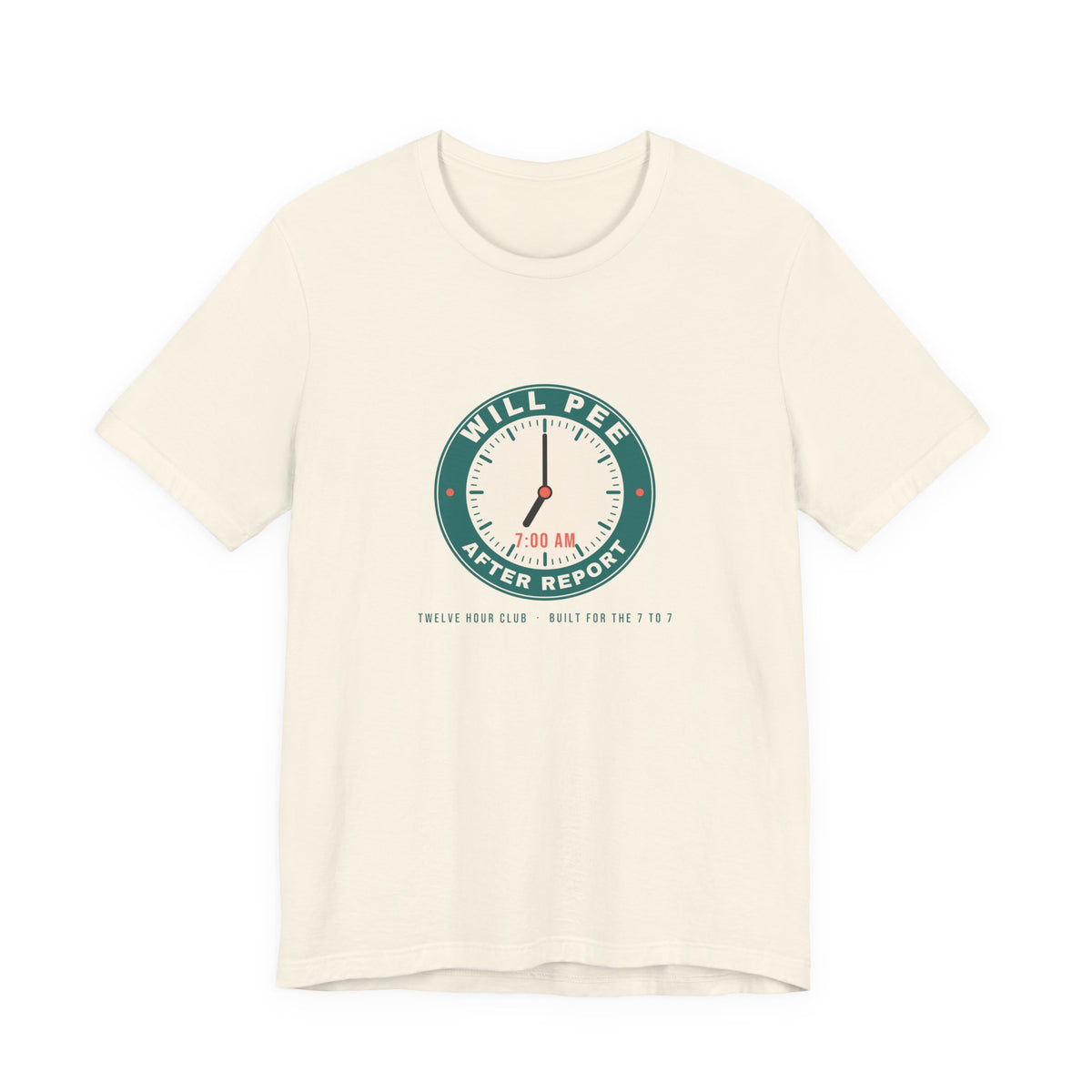 Will Pee After Report Tee