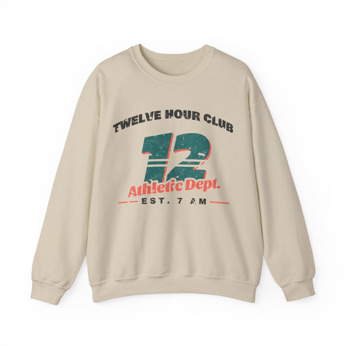 Twelve Hour Club Athletic Dept Nurse Crewneck Sweatshirt