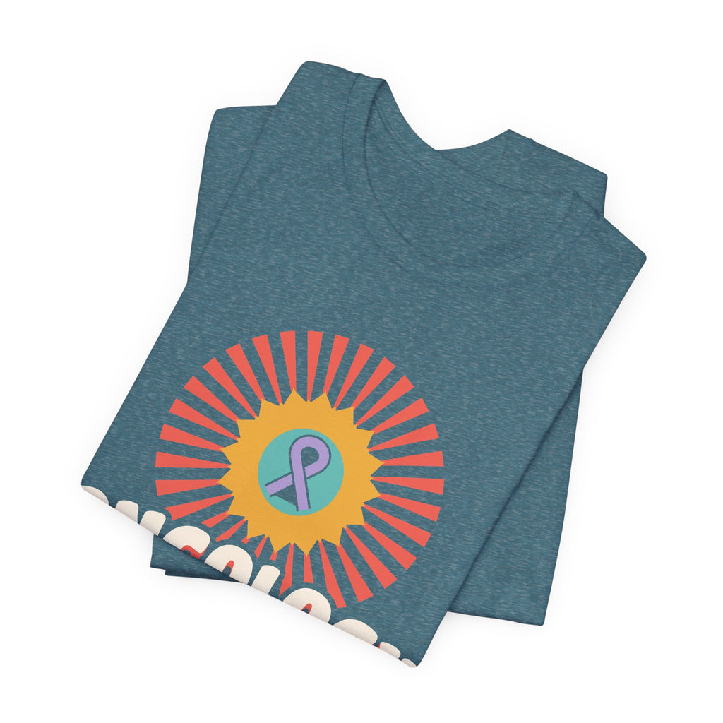 Oncology Nurse Sunflower Ribbon Tee