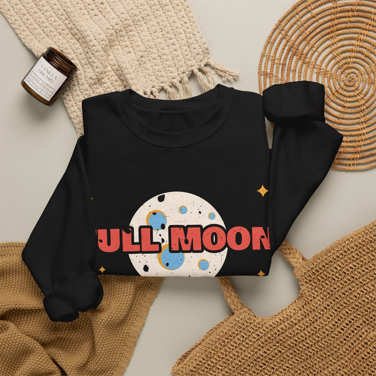 Full Moon Shift Survivor Night Shift Nurse Crewneck Sweatshirt
