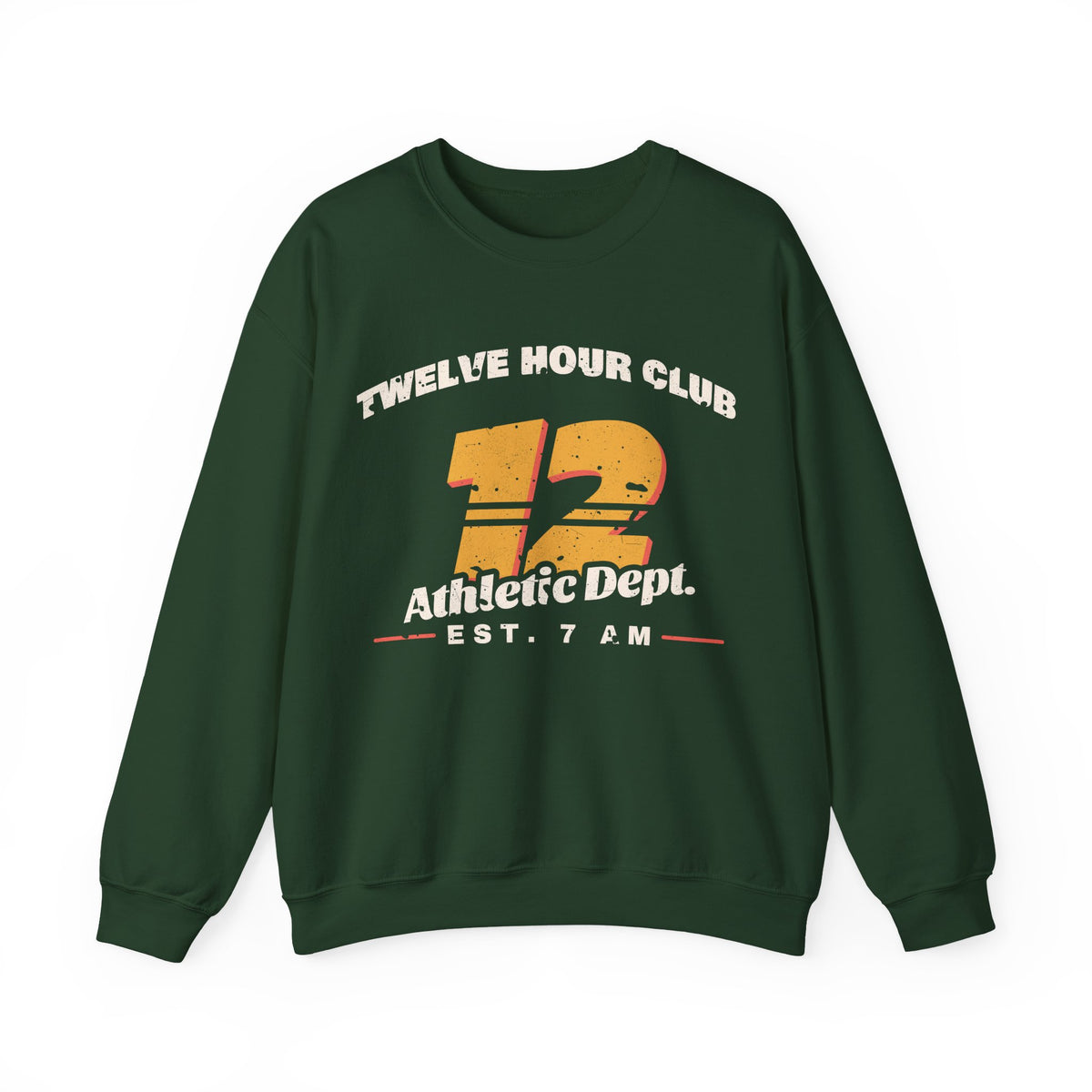 Twelve Hour Club Athletic Dept Nurse Crewneck Sweatshirt