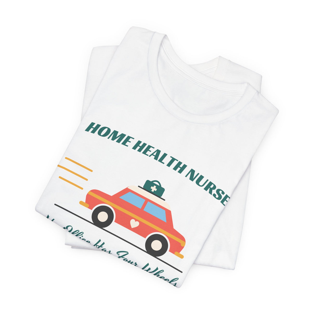 Home Health Nurse Retro Car Tee