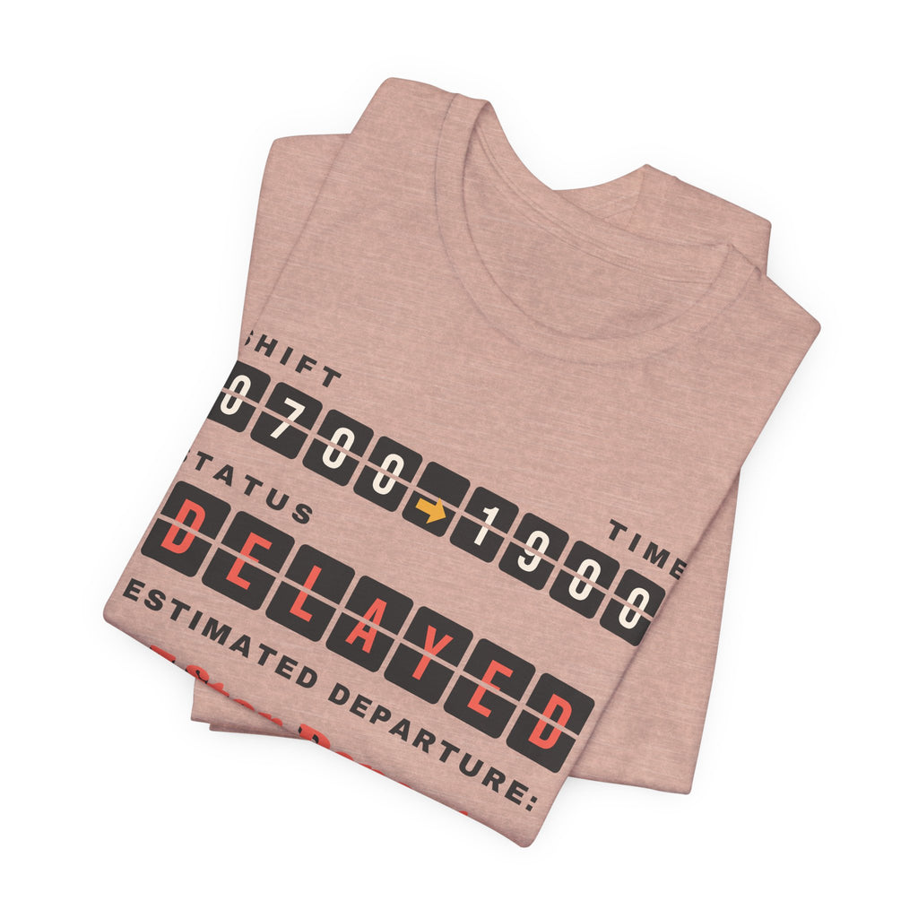 Shift Status Delayed Split Flap Board Nurse Tee