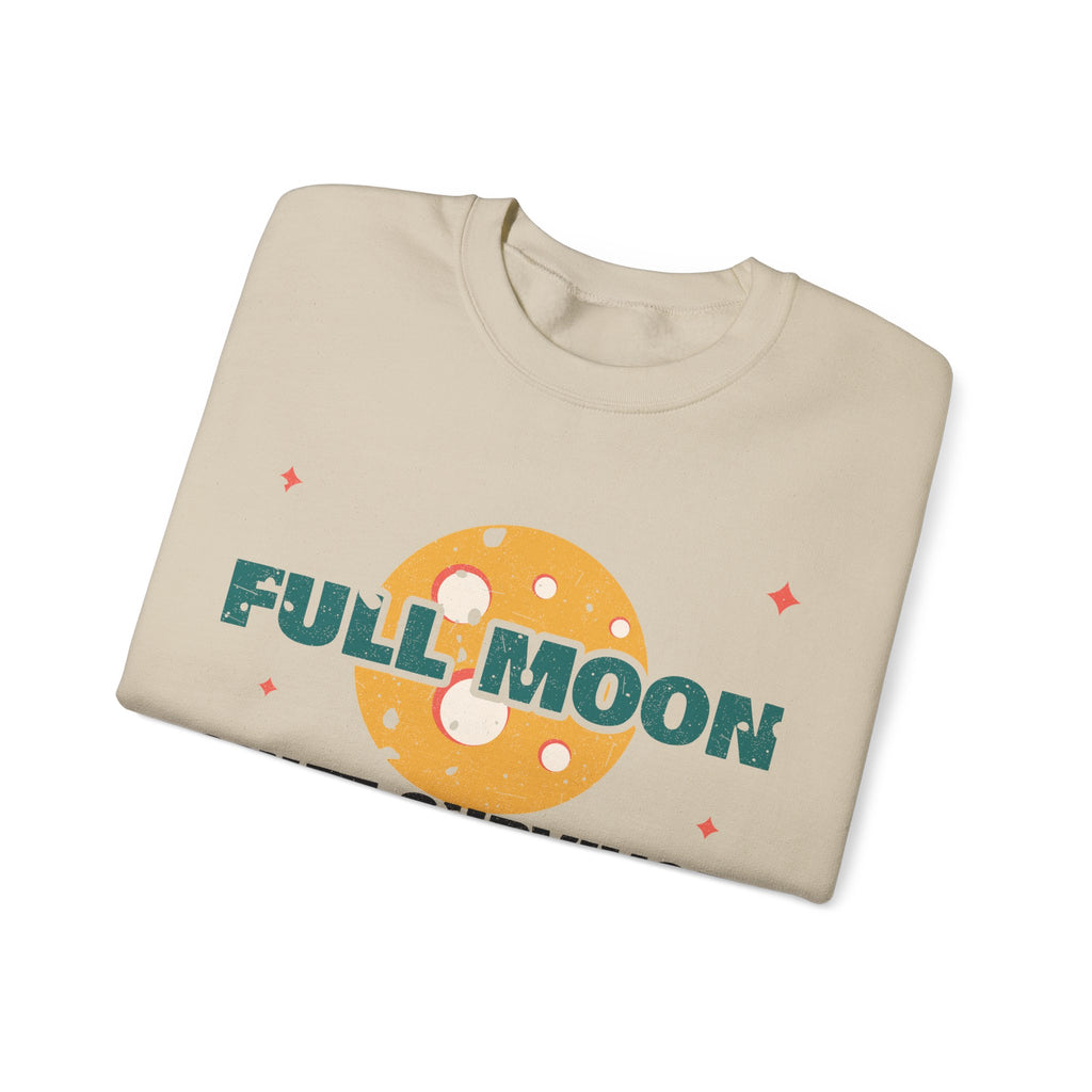 Full Moon Shift Survivor Night Shift Nurse Crewneck Sweatshirt