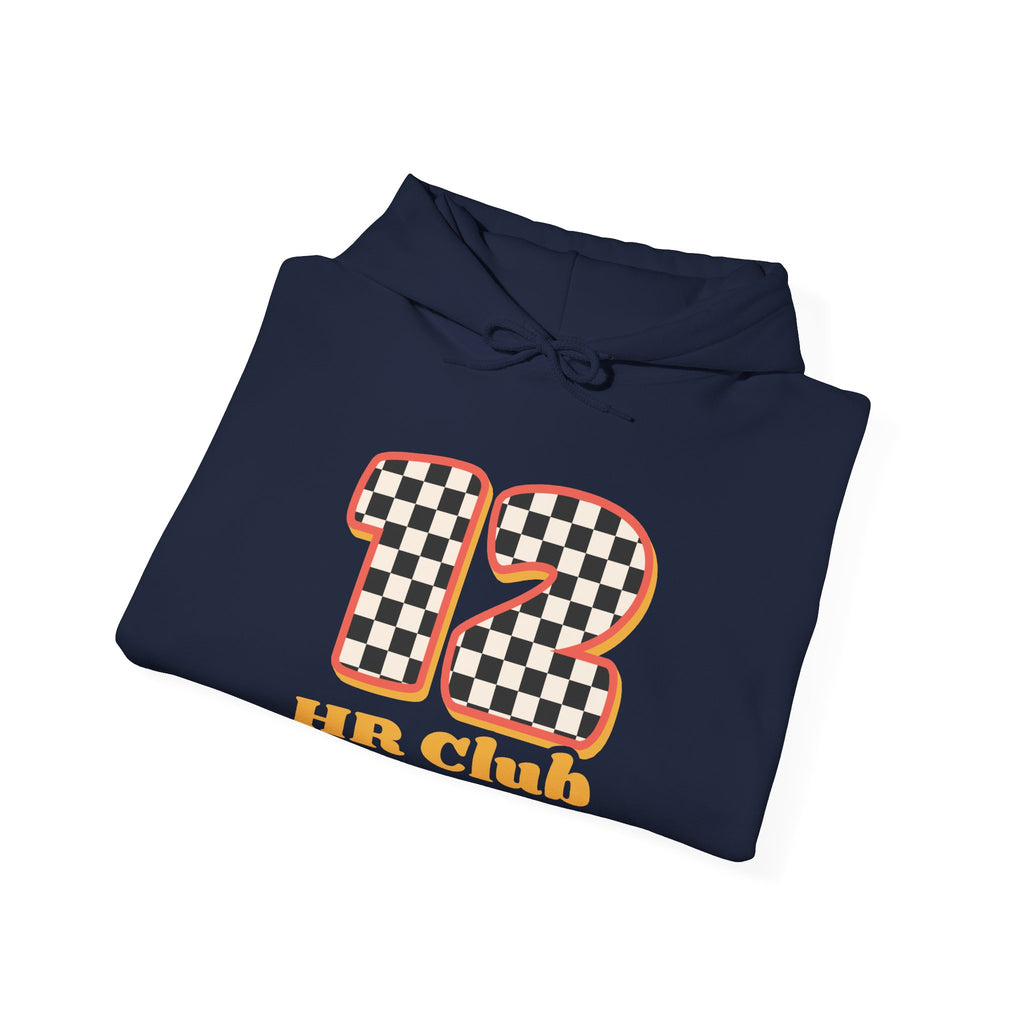 12 HR Club Retro Checkerboard Nurse Hoodie