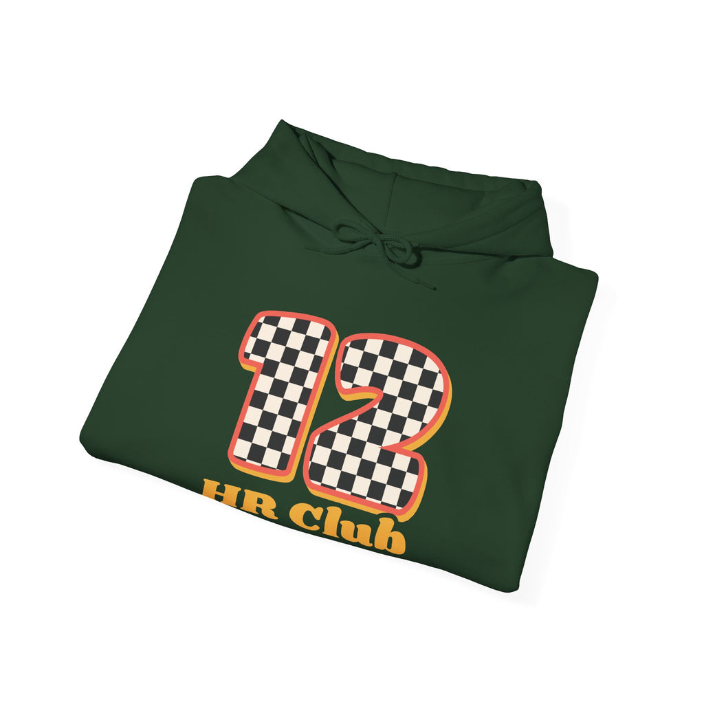 12 HR Club Retro Checkerboard Nurse Hoodie