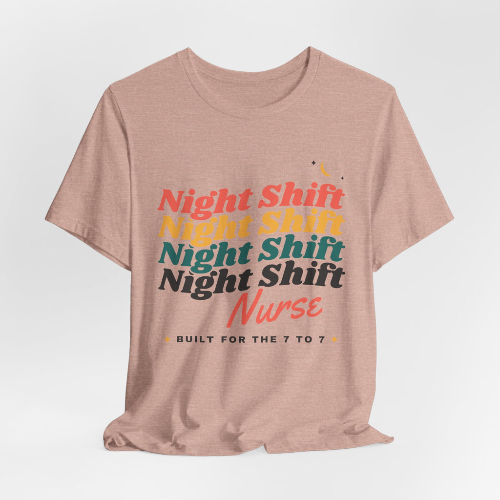 Night Shift Nurse Retro Stack Tee