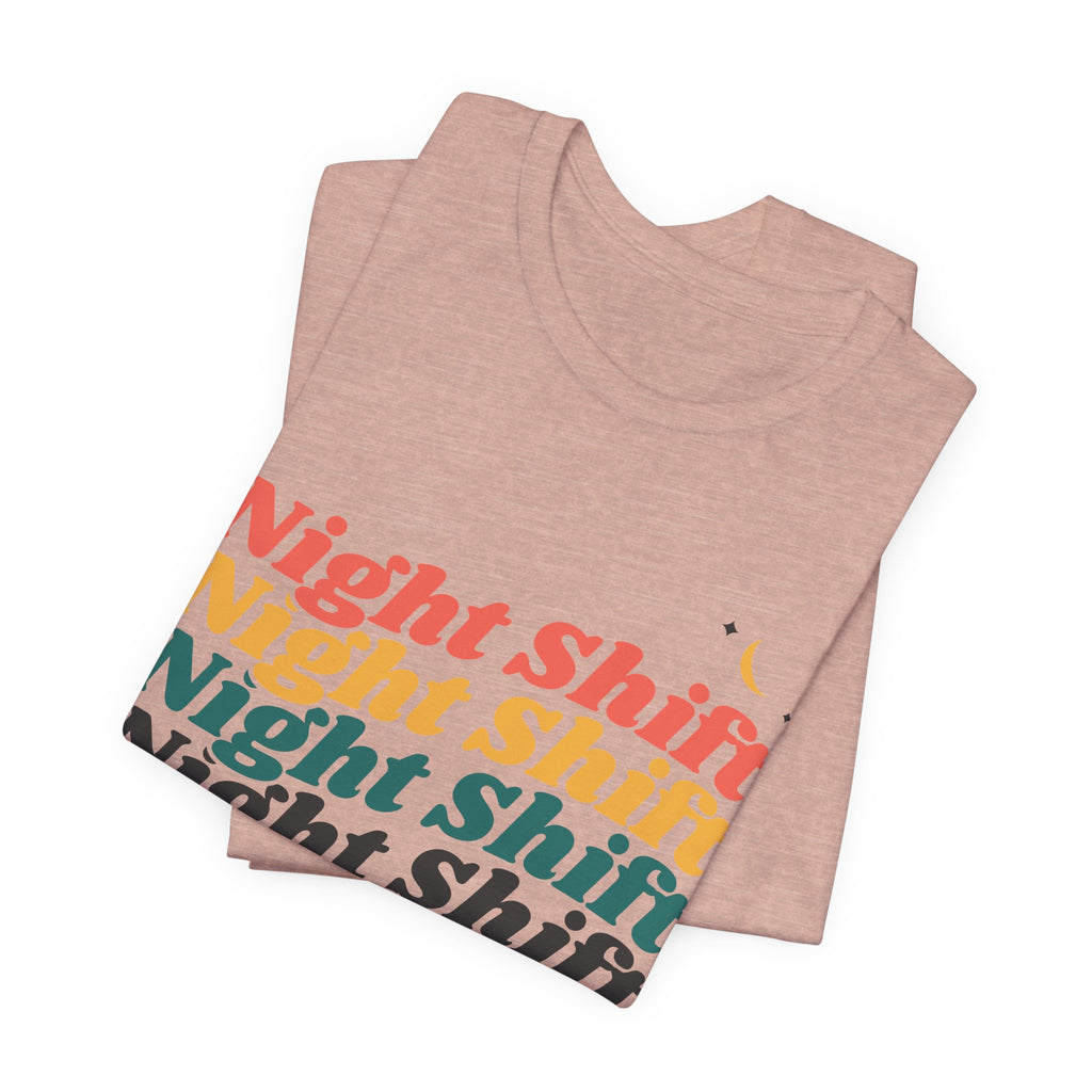 Night Shift Nurse Retro Stack Tee
