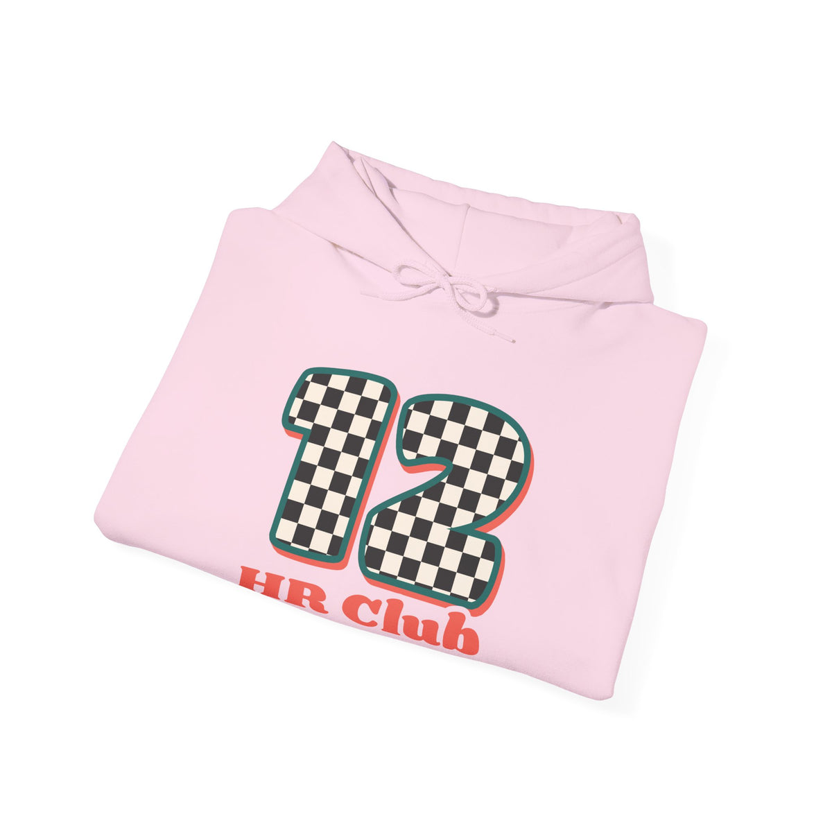 12 HR Club Retro Checkerboard Nurse Hoodie