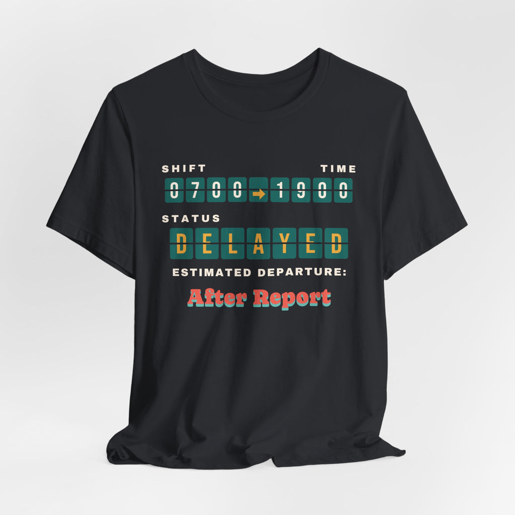 Shift Status Delayed Split Flap Board Nurse Tee
