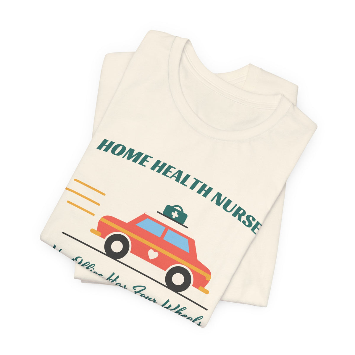 Home Health Nurse Retro Car Tee