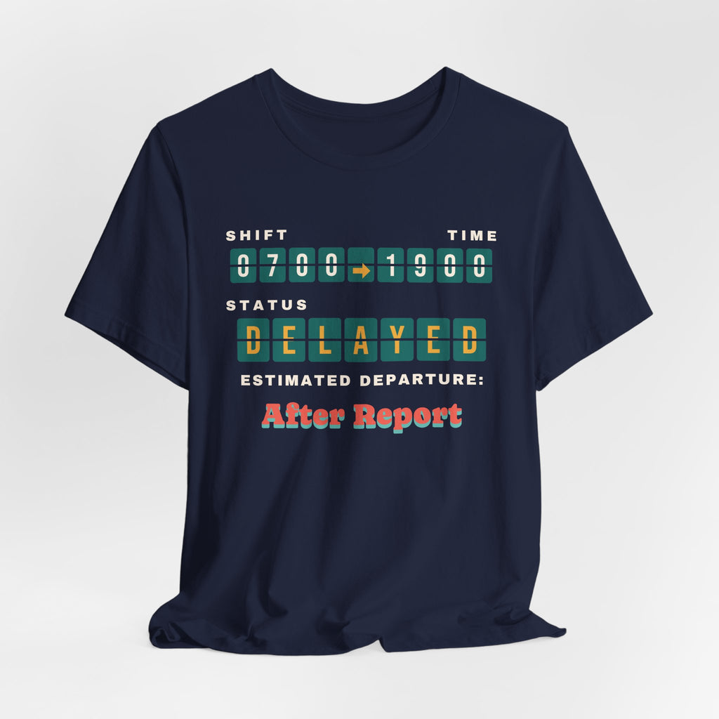 Shift Status Delayed Split Flap Board Nurse Tee