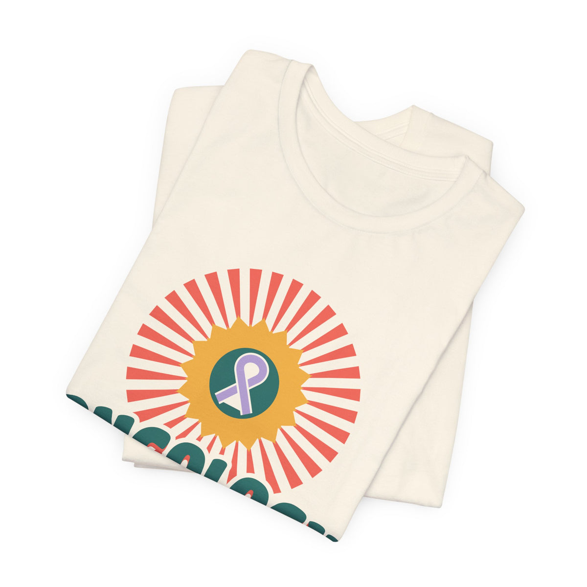 Oncology Nurse Sunflower Ribbon Tee