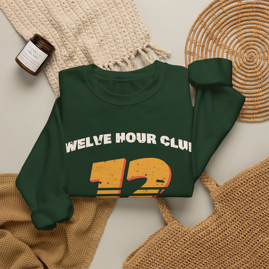 Twelve Hour Club Athletic Dept Nurse Crewneck Sweatshirt