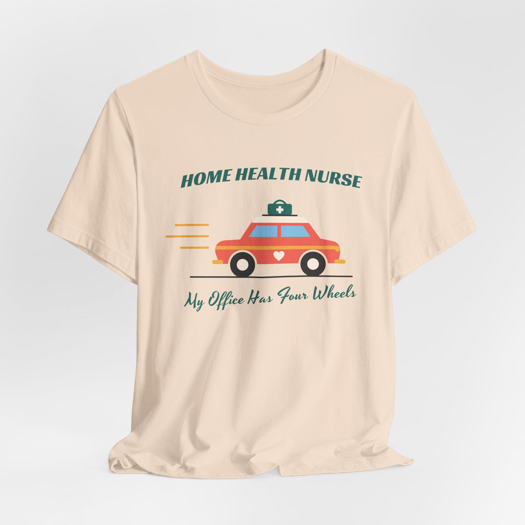 Home Health Nurse Retro Car Tee