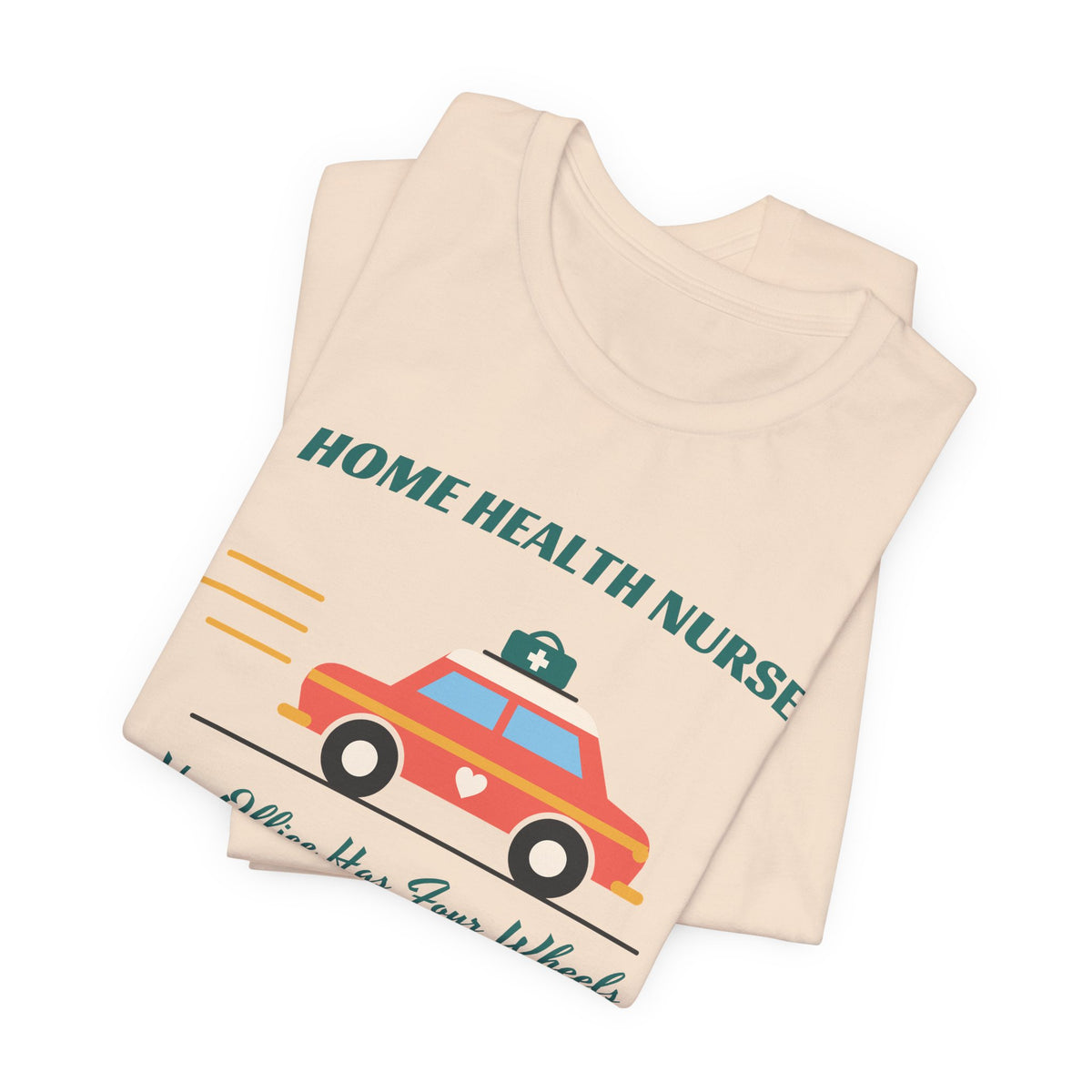 Home Health Nurse Retro Car Tee