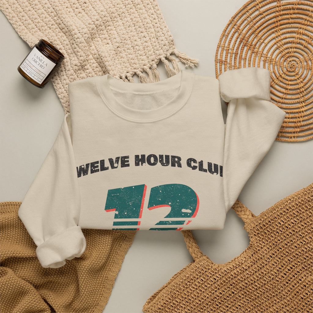 Twelve Hour Club Athletic Dept Nurse Crewneck Sweatshirt