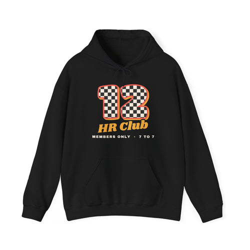 12 HR Club Retro Checkerboard Nurse Hoodie