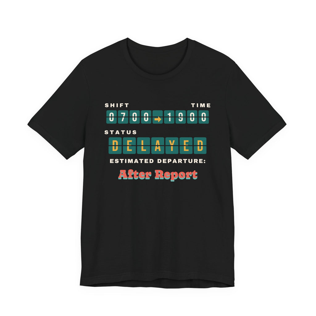 Shift Status Delayed Split Flap Board Nurse Tee